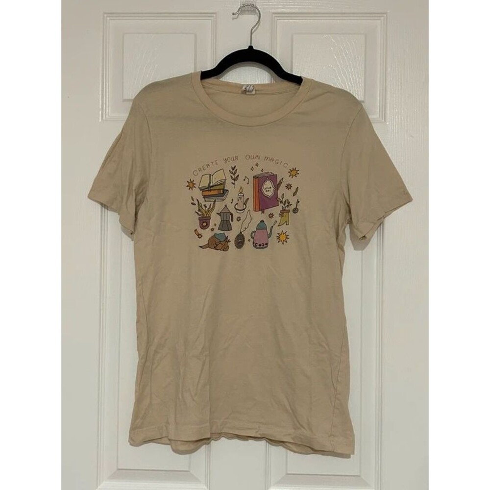 Magic & Coffee Illustrated Bookish t-shirt